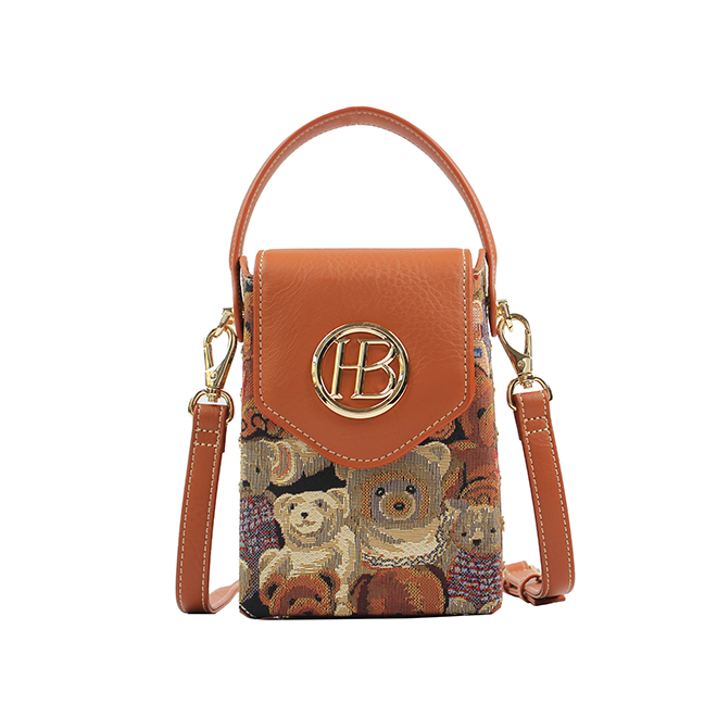 Henney Bear Teddy Bear Crossbody Bag H-951