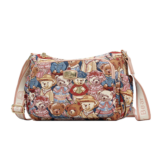 Henney Bear Vincent Bear Crossbody Shoulder Bag H-1165