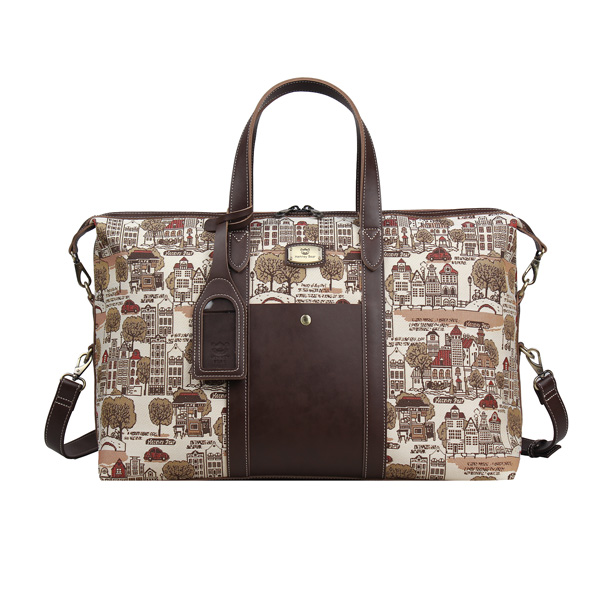 Henney Bear Vincent Bear Green Bear Tapestry Travel Duffle Bag
