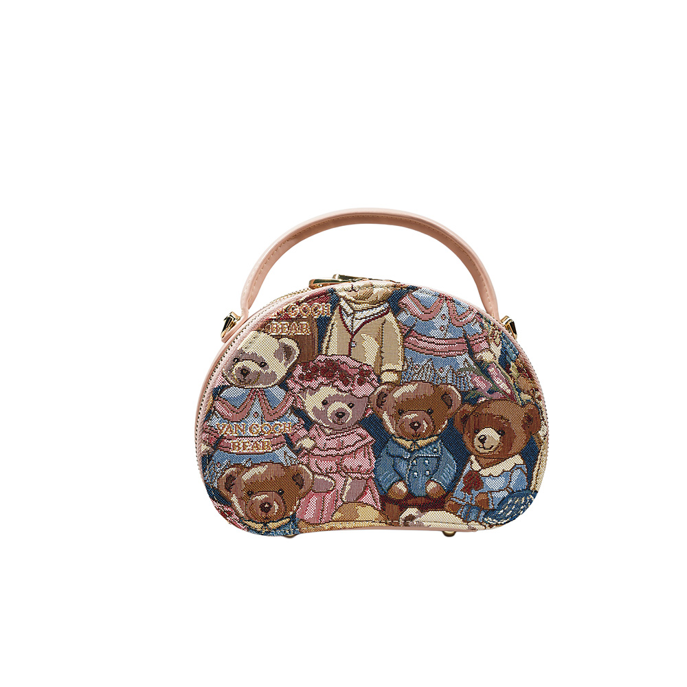 Henney Bear Vincent Bear Round Handbag H-1126