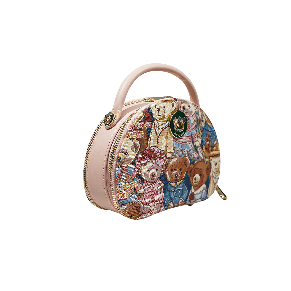 Henney Bear Vincent Bear Round Handbag H-1126