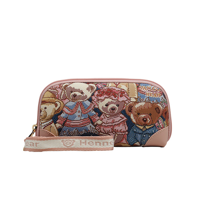 Henney Bear Vincent Women’s Zipper Pouch HW-127