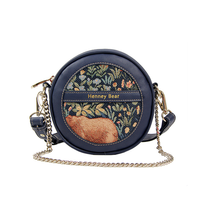 Henney Bear Walking The Forest Round Cross-body -  H-364