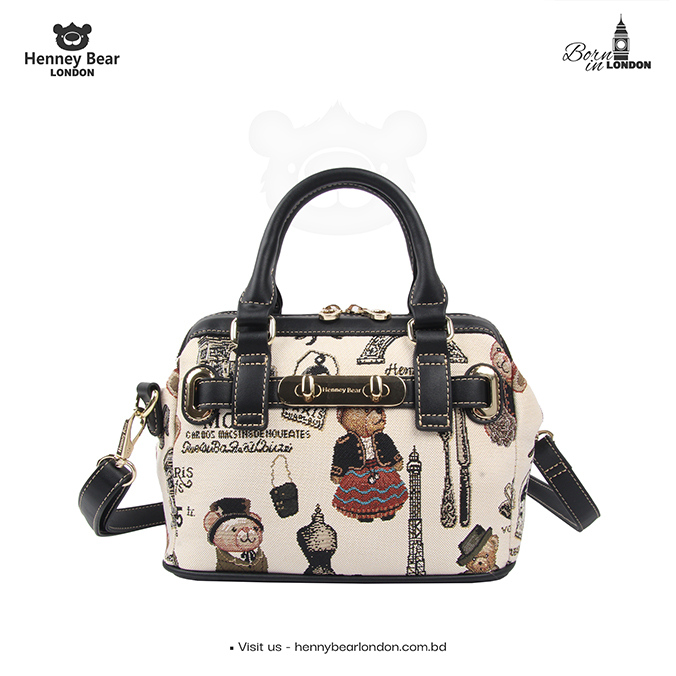 Henney Bear Women Hand Bag Paris Dream - H-131