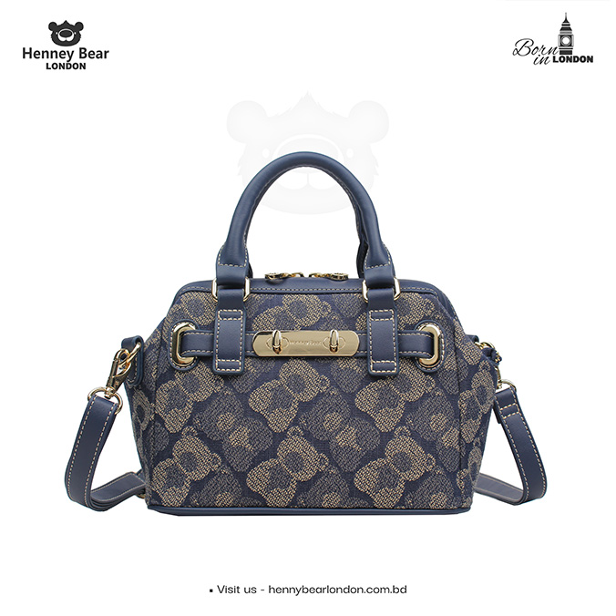 Henney Bear Women Hand Bag Shadow Bear - H-131