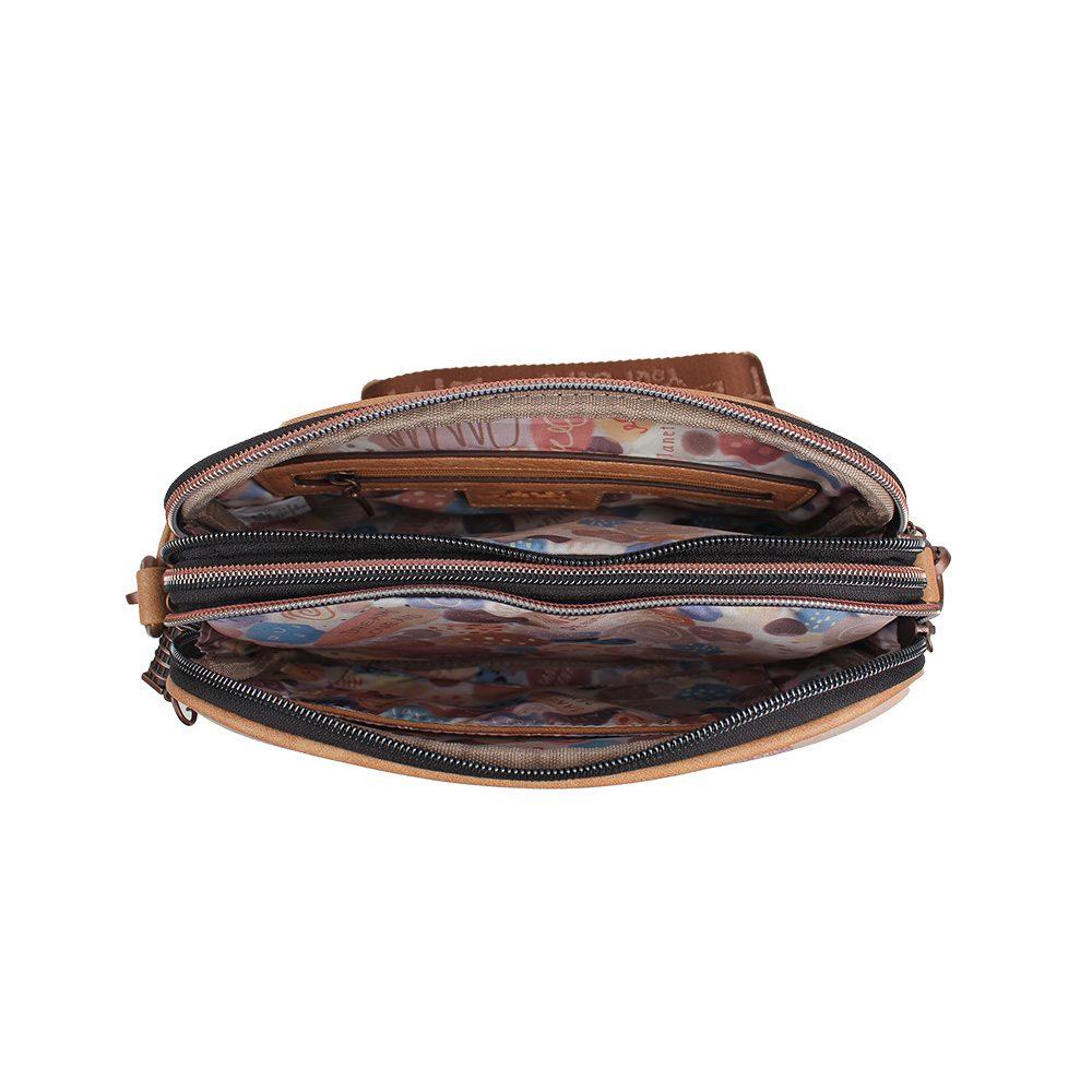 Janet Bear A Tour of Rome Studded Crossbody Bag J-009