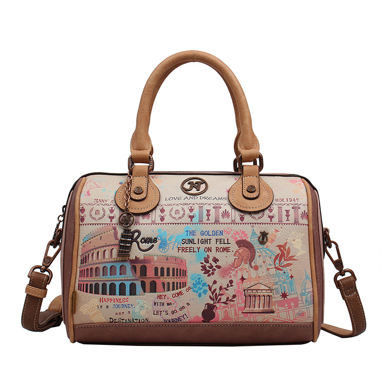Janet Bear Tour Of Rome Handbag - J-087B