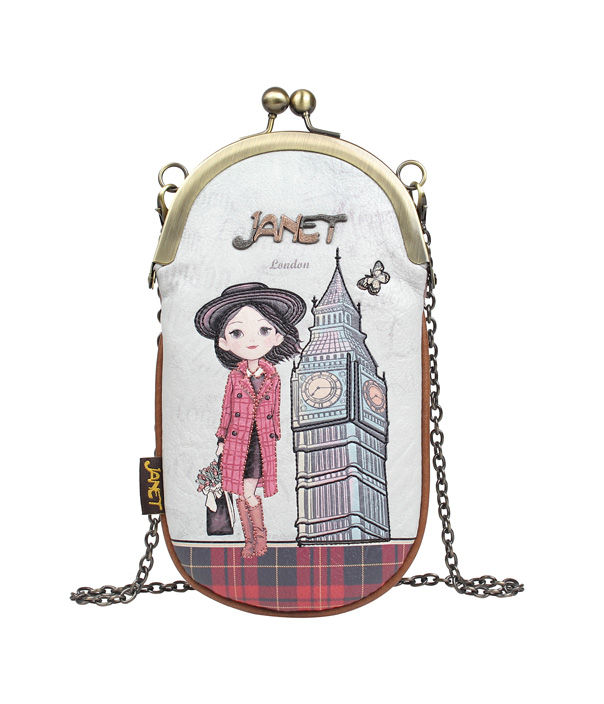 Janet Denese London Journey Crossbody Bag