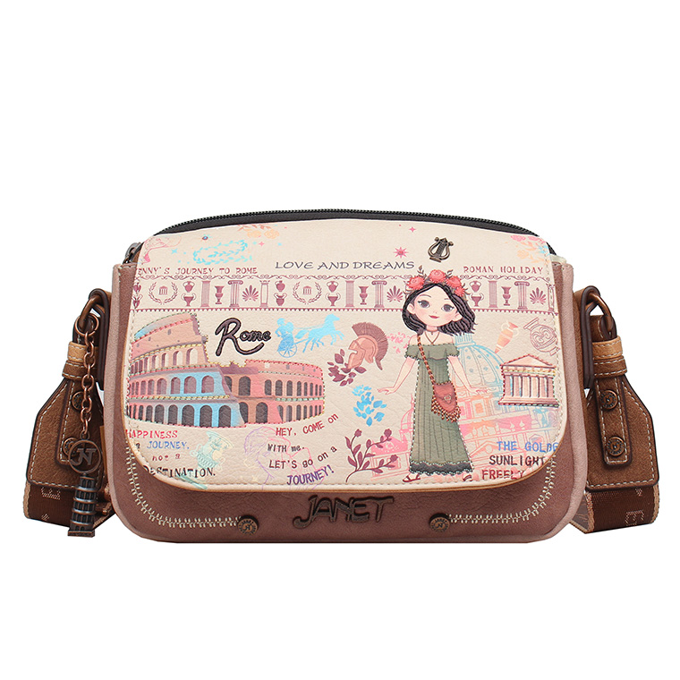 Janet Denese - TOUR OF ROME, Shoulder bag/Crossbody bag -  J-029