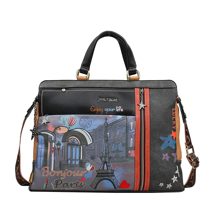 JANET Fashion Paris Dream Laptop bag- J-020A