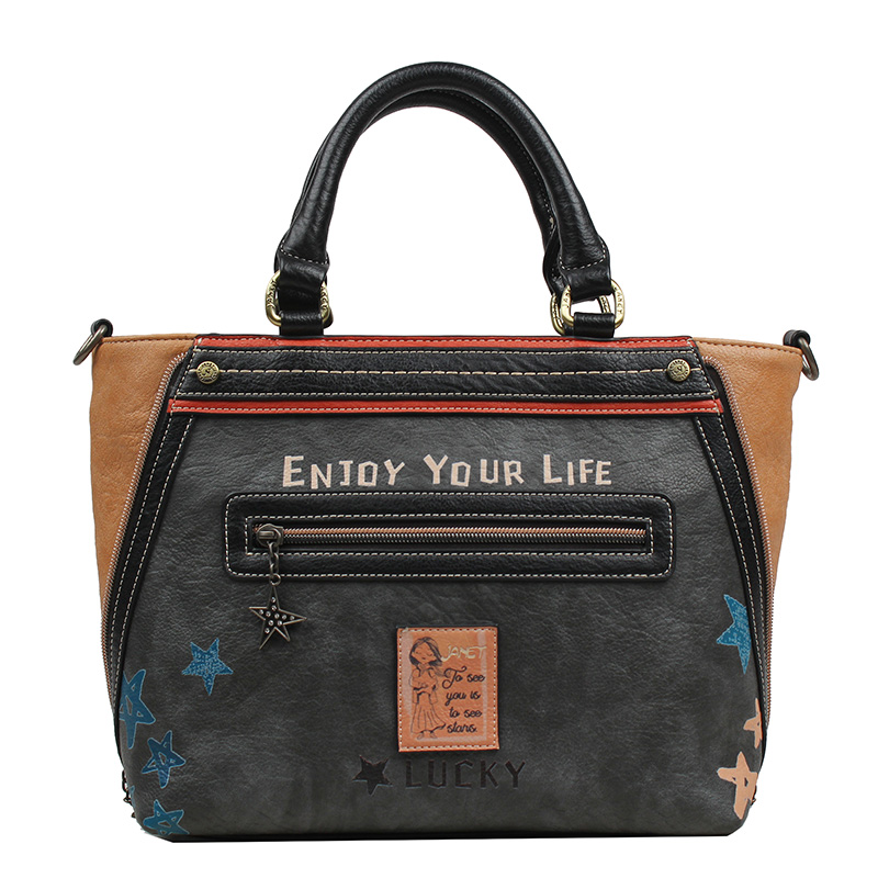 Janet Landon Paris Dream Hand & Shoulder Carry Bag J-082