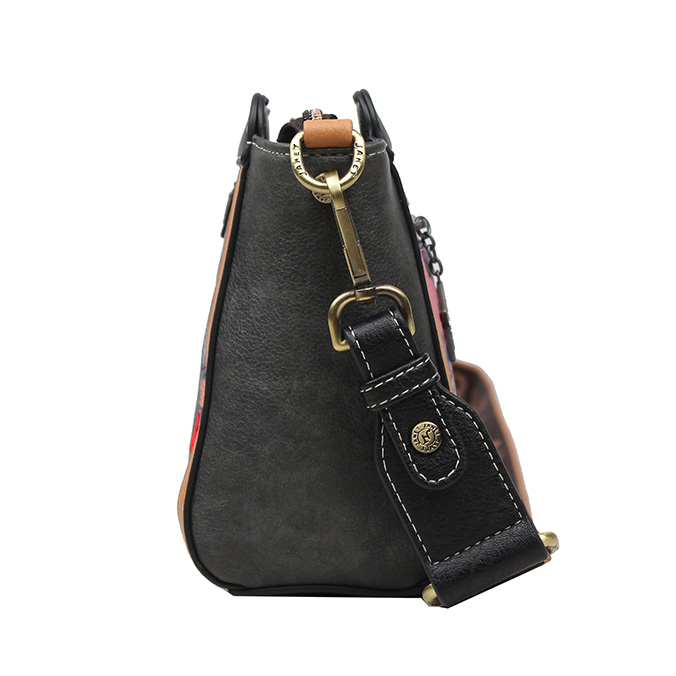 JANET Vegan leather cross-body bag for women - J-067