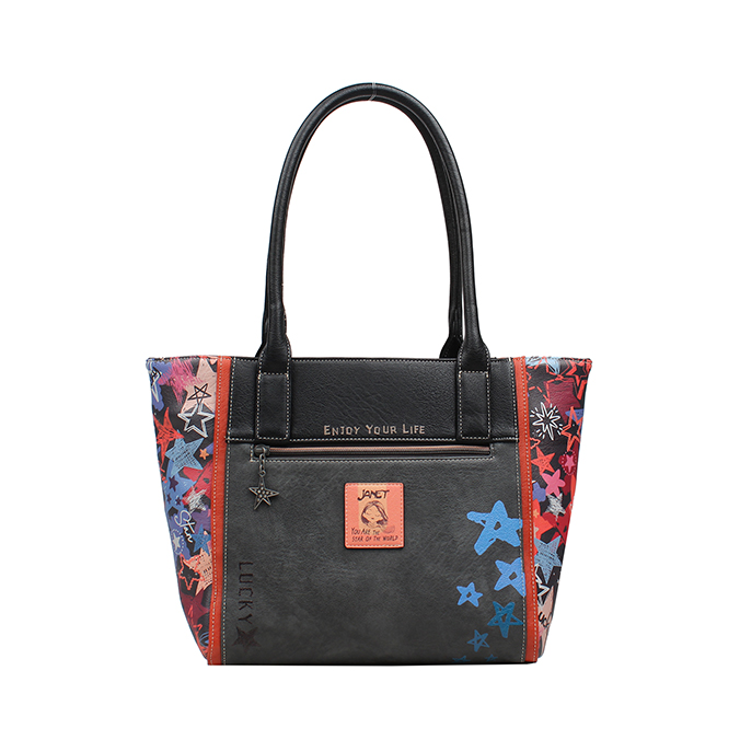 JANET  Vegan leather tote bag for women - J-052
