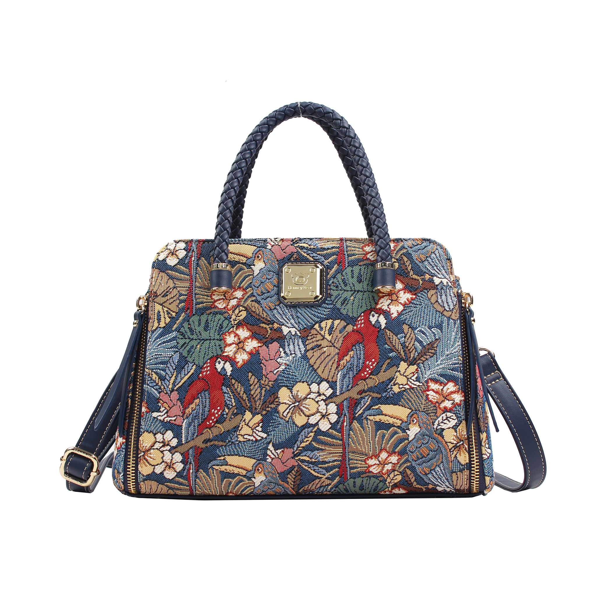 Parrot Song Double-Sided Casual Bag -  H-336