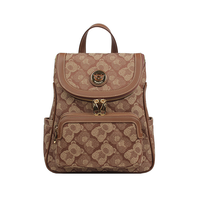 Shadow Bear Brown Seraphina Mini Backpack - H-1138