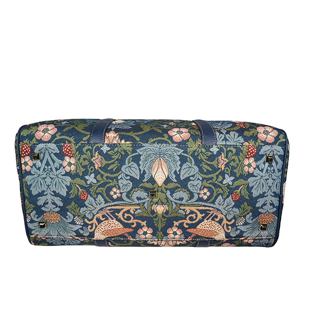 Strawberry & Bird Weekender with Shoulder Strap - H-164