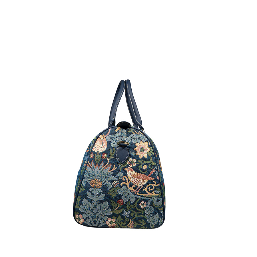 Strawberry & Bird Weekender with Shoulder Strap - H-164