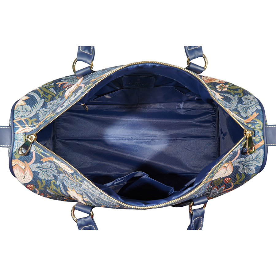 Strawberry & Bird Weekender with Shoulder Strap - H-164