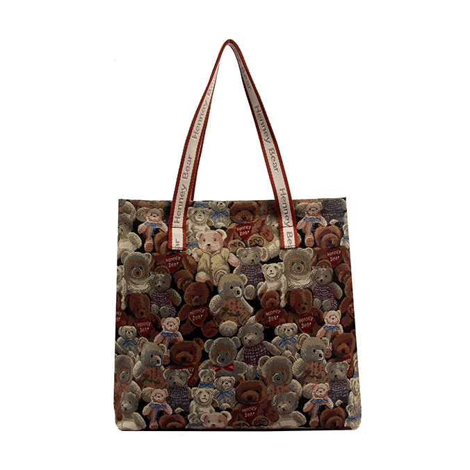 Teddy Bear Tote Bag - H-323