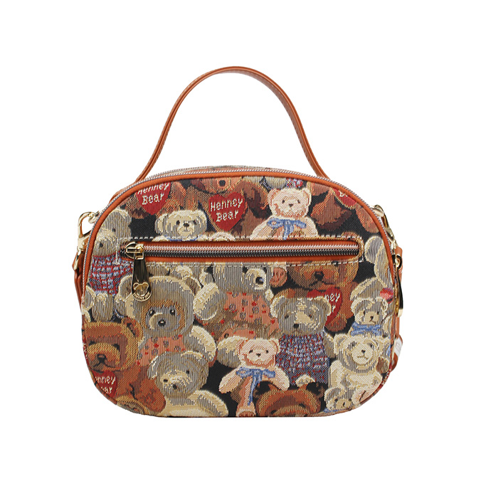 Teddy Bear Women’s tapestry crossbody bag - H-1197